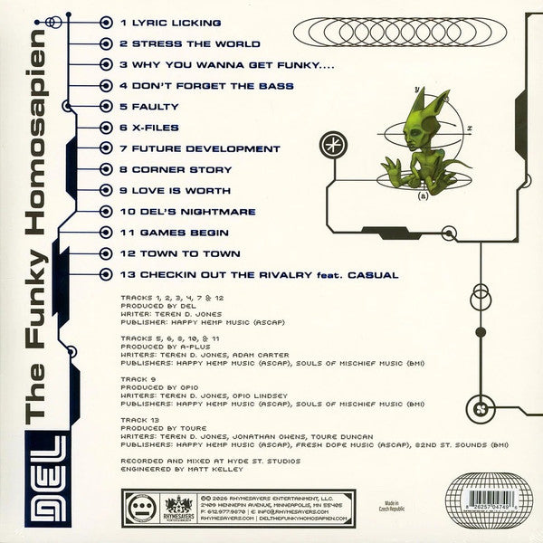 Del Tha Funkee Homosapien : Future Development (2xLP, Album, RE, Blu)