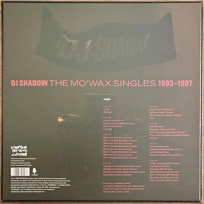 DJ Shadow : The MoʼWax Singles 1993-1997 (12" + 12" + 12" + 12" + 12", M/Print + 12", M/Prin)