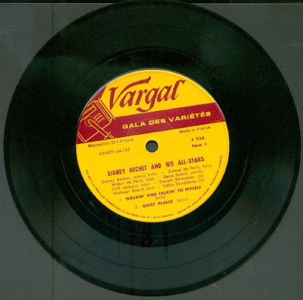 Sidney Bechet And His All-Stars : Walkin' And Talkin' To Myself (7")