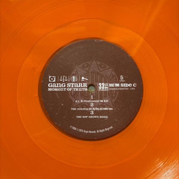Gang Starr : Moment Of Truth (3xLP, Album, Ltd, RE, Tra)