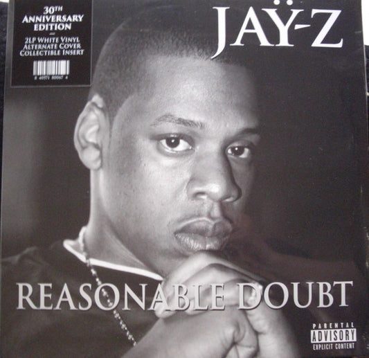 Jay-Z : Reasonable Doubt  (2xLP, Album, RE, Whi)