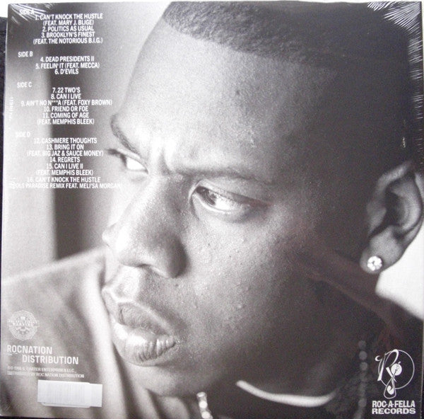 Jay-Z : Reasonable Doubt  (2xLP, Album, RE, Whi)