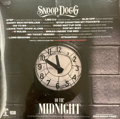 Snoop Dogg : 10 Til' Midnight (LP, Album, Ltd, Cru)