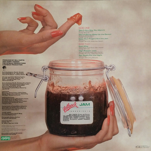 The Fatback Band : Tasty Jam (LP, Album, 53 )