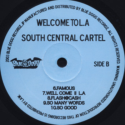 South Central Cartel : Welcome To L.A. (2xLP)