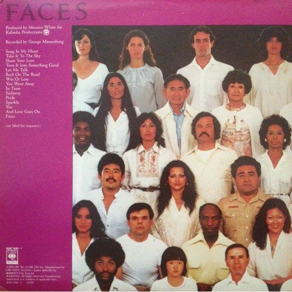 Earth, Wind & Fire : Faces (2xLP, Album, Gat)