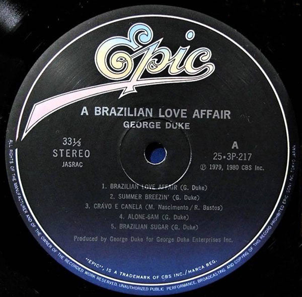 George Duke : A Brazilian Love Affair (LP, Album)