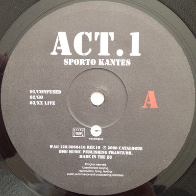 Sporto Kantes : Act. 1 (2xLP, Album)