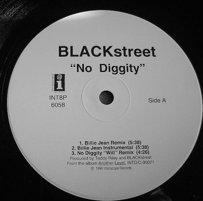 BLACKstreet : No Diggity (The Remixes) (12", Promo)