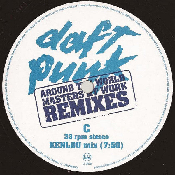 Daft Punk : Around The World (Ricanstructed By Masters At Work) (2x12", Ltd)