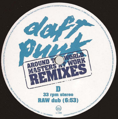 Daft Punk : Around The World (Ricanstructed By Masters At Work) (2x12", Ltd)