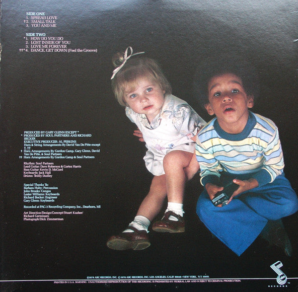 Al Hudson & The Partners : Spreading Love (LP, Album, San)