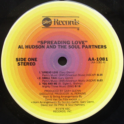 Al Hudson & The Partners : Spreading Love (LP, Album, San)