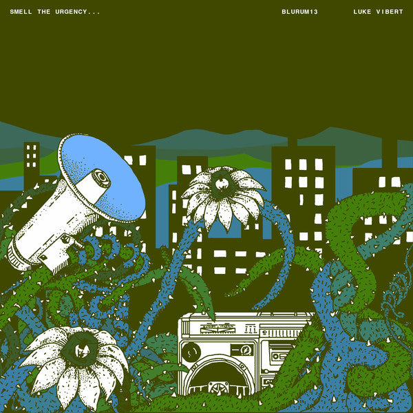 Blu Rum 13 & Luke Vibert : Smell The Urgency (LP, Album, Ltd + 7", Ltd, Blu)