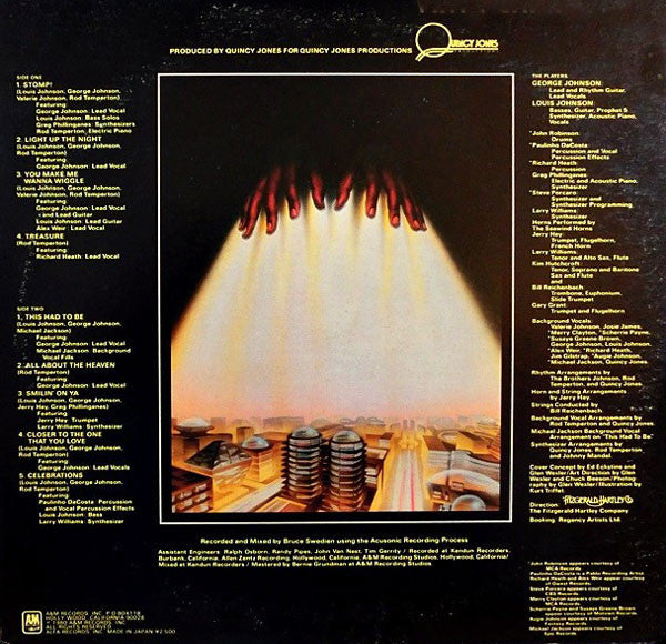 Brothers Johnson : Light Up The Night (LP, Album, Gat)
