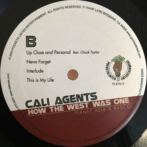 Cali Agents : How The West Was One (2xLP, Album, RE)