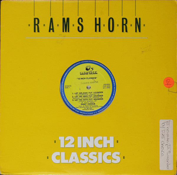 First Choice : Let No Man Put Asunder (12", RE)
