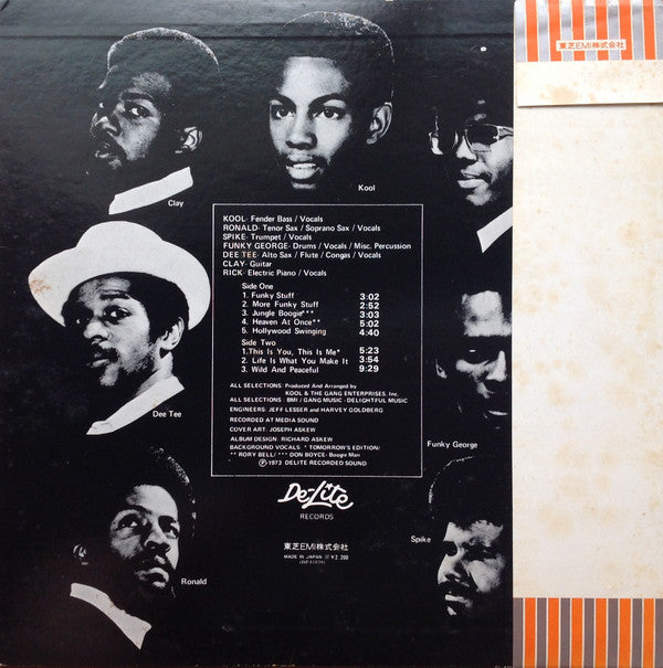 Kool & The Gang = Kool & The Gang : Wild And Peaceful = ワイルド・アンド・ピースフル (LP, Album)