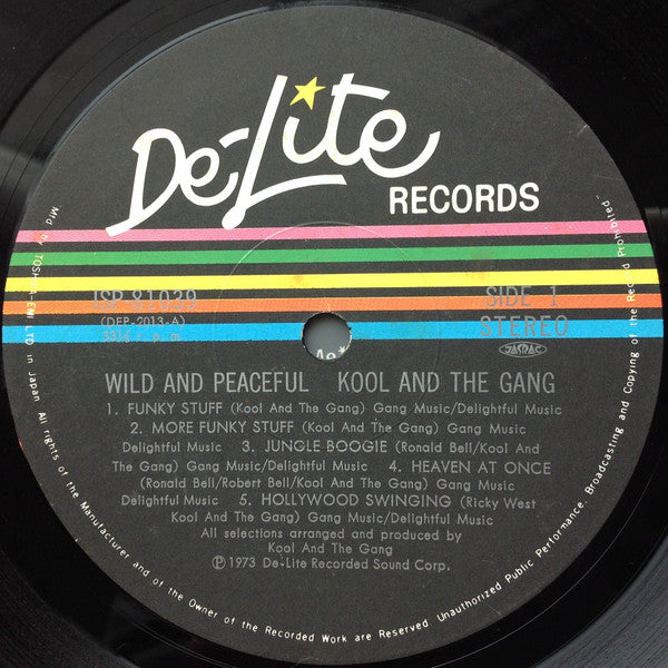 Kool & The Gang = Kool & The Gang : Wild And Peaceful = ワイルド・アンド・ピースフル (LP, Album)
