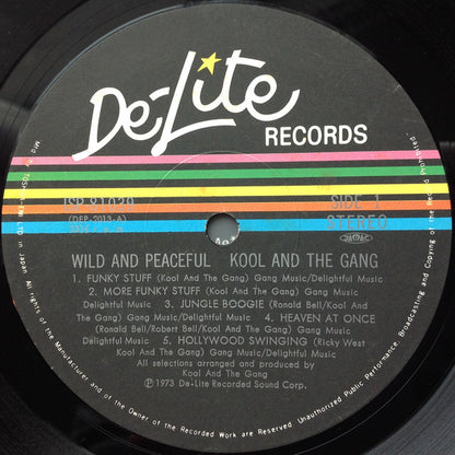 Kool & The Gang = Kool & The Gang : Wild And Peaceful = ワイルド・アンド・ピースフル (LP, Album)