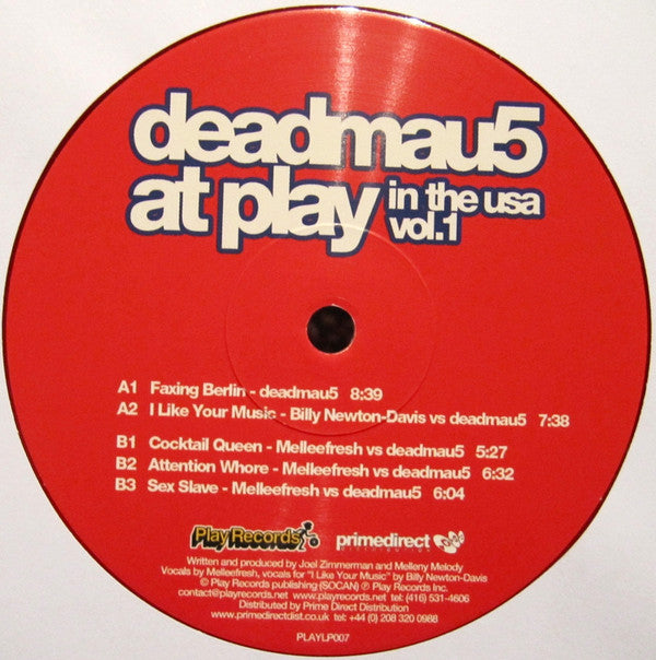 deadmau5 : At Play In The USA Vol. 1 (LP, Red + LP, Blu + Comp, Ltd, Num)