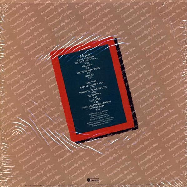 Al Hudson & The Partners : Especially For You (LP, Album)