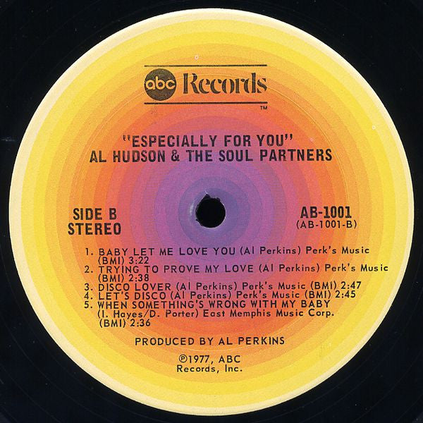 Al Hudson & The Partners : Especially For You (LP, Album)