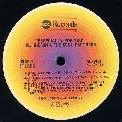 Al Hudson & The Partners : Especially For You (LP, Album)