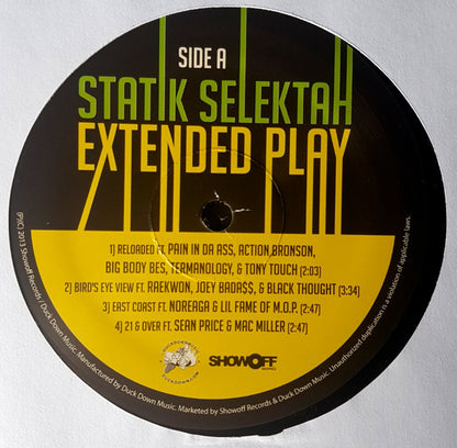 Statik Selektah : Extended Play (2xLP, Album)