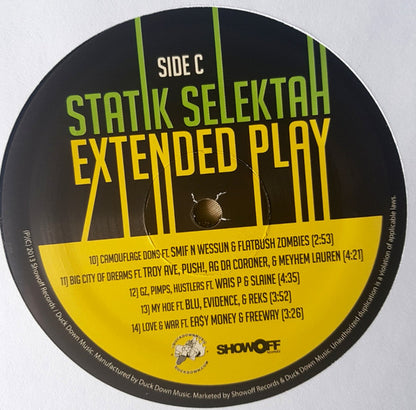 Statik Selektah : Extended Play (2xLP, Album)