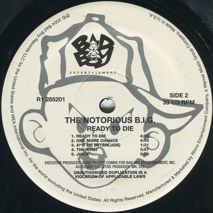 Notorious B.I.G. : Ready To Die (2xLP, Album, RE, 180)
