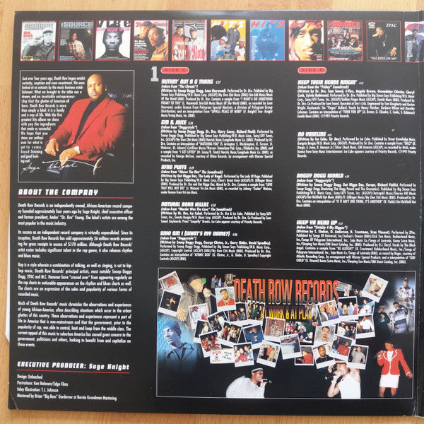 Various : Death Row - Greatest Hits (4xLP, Comp, RE, RM)