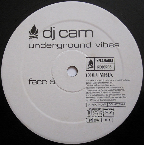 DJ Cam : Underground Vibes (2xLP, Album, RE)