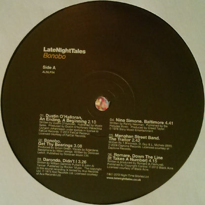 Bonobo : LateNightTales (2xLP, Comp, Ltd, 180)