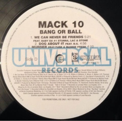 Mack 10 : Bang Or Ball (2xLP, Album, Promo)