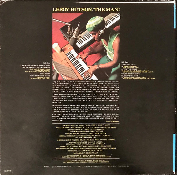 Leroy Hutson : The Man! (LP, Album)