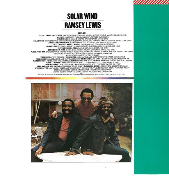 Ramsey Lewis : Solar Wind (LP, Album)