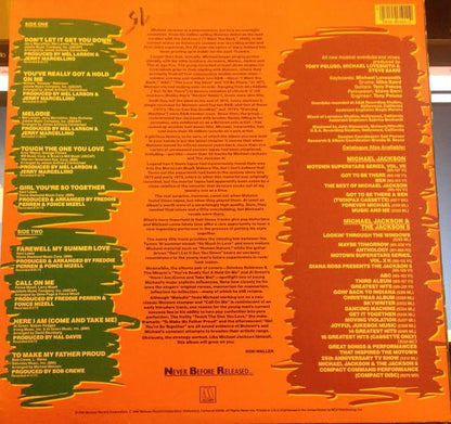 Michael Jackson : Farewell My Summer Love (LP, Album, Club)
