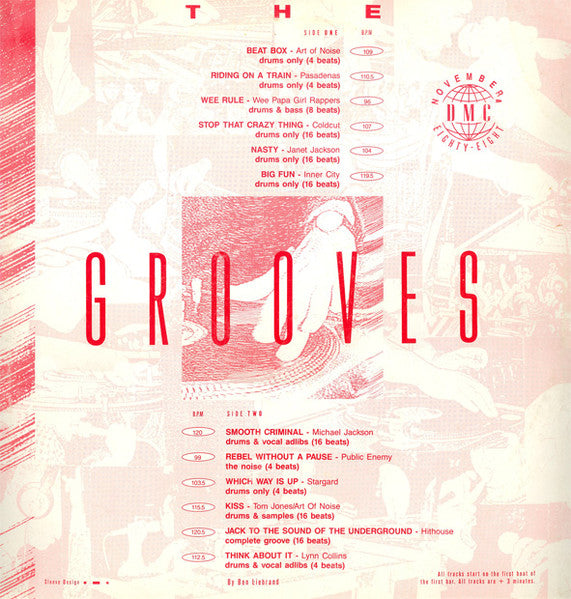 Various : The Grooves - November 88 (LP, Comp)