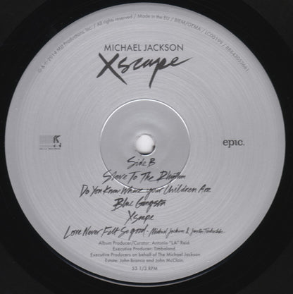 Michael Jackson : Xscape (LP, Album, Gat)
