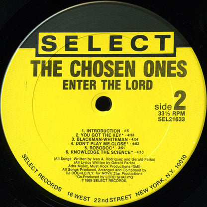 The Chosen Ones (2) : Enter The Lord (LP, Album)
