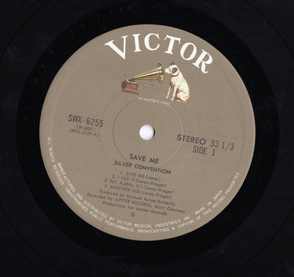 Silver Convention : Save Me (LP, Album)