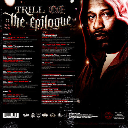 Bun B : Trill O.G The Epilogue (LP, Album, RE)
