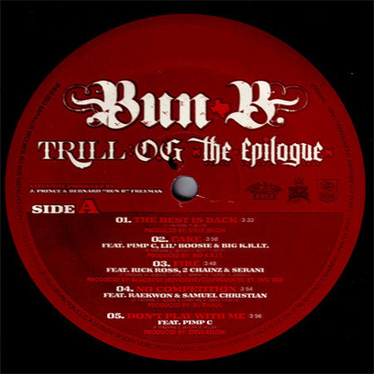 Bun B : Trill O.G The Epilogue (LP, Album, RE)