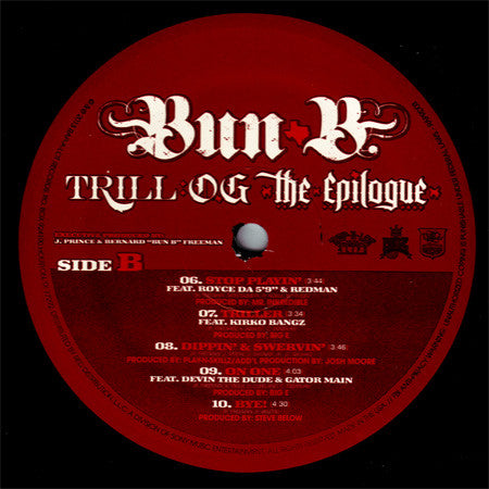 Bun B : Trill O.G The Epilogue (LP, Album, RE)
