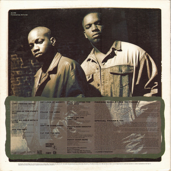 Lord Finesse : Return Of The Funky Man (LP, Album, Promo)