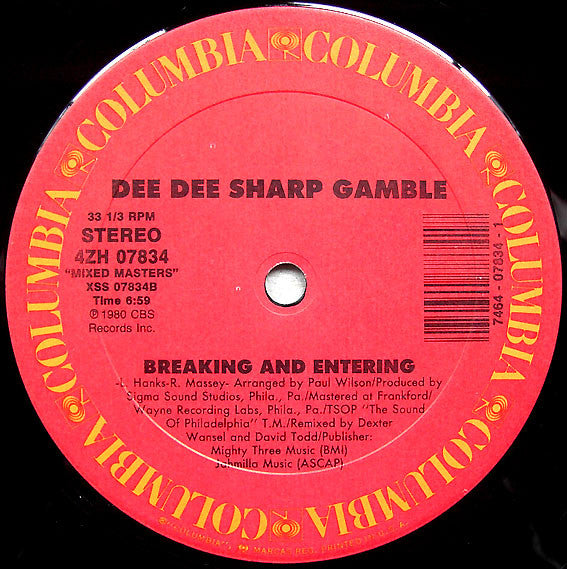 Jean Carn / Dee Dee Sharp Gamble : Was That All It Was / Breaking And Entering (12")