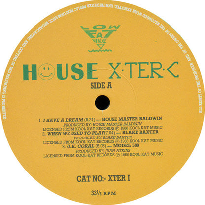 Various : House X-Ter-C (2xLP, Comp)