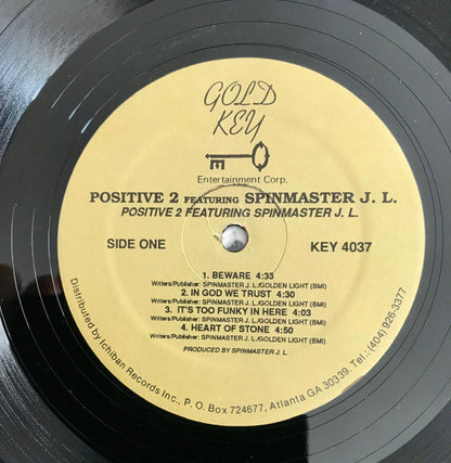 Positive Two Featuring Spinmaster JL : Positive 2 Featuring Spinmaster J.L. (LP, Album)