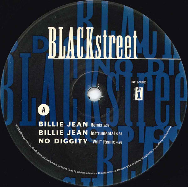 BLACKstreet Featuring Dr. Dre : No Diggity (12")